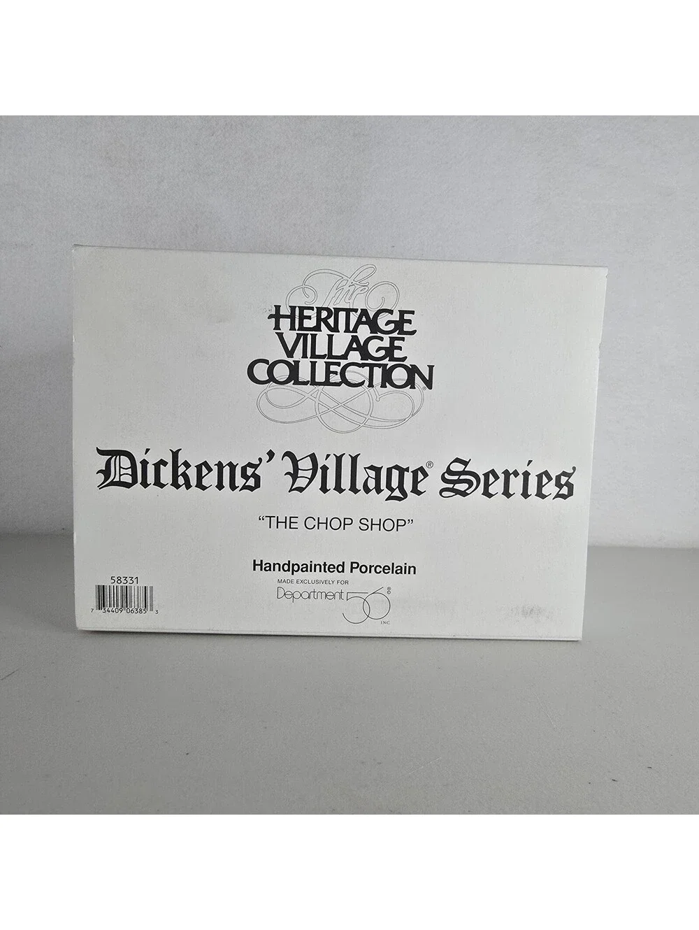 Department 56 The Chop Shop 58331 Light Christmas Village House Dickens Village